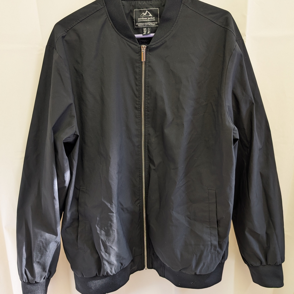 Black Bomber Jacket